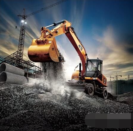 輪式挖掘機 輪式挖掘機