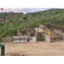 HZM75混凝土攪拌站 小型簡易 青島輝特