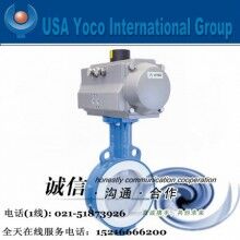 進口氣動襯氟蝶閥|進口氣動耐酸堿、腐蝕性介質蝶閥|美國約克